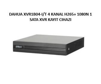DAHUA XVR1B04-I/T 4 KANAL H265+ 1080N 1 SATA XVR KAYIT CIHAZI